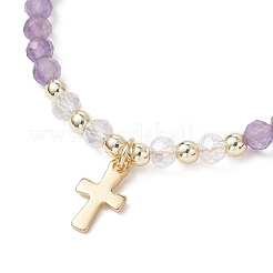 Mixed Stone Braided Bead Bracelets&nbsp;BJEW-JB12958-01