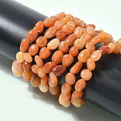 Natural Red Aventurine Beads Stretch Bracelets for Men Women&nbsp;BJEW-I320-01A