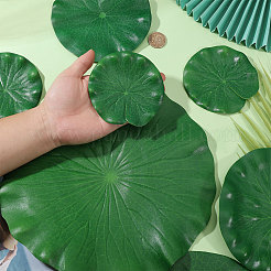 30Pcs 5 Styles Artificial EVA Foam Lotus Leaf&nbsp;AJEW-CA0005-18