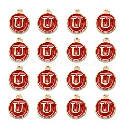 Golden Plated Alloy Enamel Charms&nbsp;ENAM-S118-03U