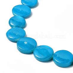 Spray Painted Natural Freshwater Shell Beads Strands&nbsp;SHEL-C003-05H