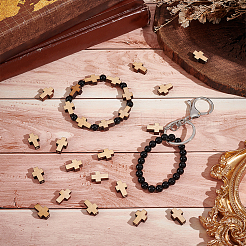 120Pcs Natural Wooden Beads&nbsp;WOOD-UN0001-11
