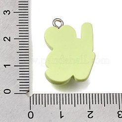 Opaque Resin Pendants&nbsp;RE-CBAA178-06P