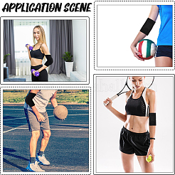 Sponge & Polyester Yoga Sports Knee Pads&nbsp;AJEW-WH20054-202B-02