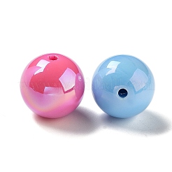 UV Plating Iridescent Acrylic Beads&nbsp;X-MACR-D032-05
