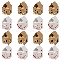 10 Sets House Shaped Paper Folding Candy Boxes&nbsp;CON-YW0001-74A