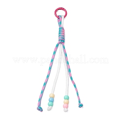 6Pcs Polyester & Spandex Parachute Cord Pendant Decorations&nbsp;HJEW-JM03794