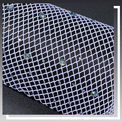 Polyester Mesh Long Gloves&nbsp;AJEW-WH20020-003A