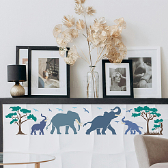 6Pcs 6 Styles PET Hollow Out Drawing Painting Stencils&nbsp;DIY-WH0411-563