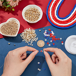 DIY Independence Day Bracelet Making Kit&nbsp;DIY-NB0008-49