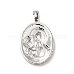 Tibetan Style 304 Stainless Steel Pendants&nbsp;STAS-G275-06AS