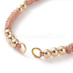 Adjustable Polyester Braided Cord Bracelet Making&nbsp;AJEW-JB00892-08