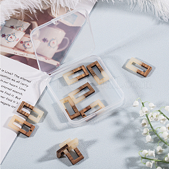 Resin & Wood Pendants&nbsp;RESI-OL0001-09B