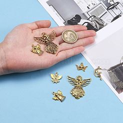Tibetan Style Alloy Pendants&nbsp;TIBEP-MSMC020-AG