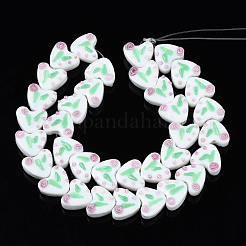 Handmade Bumpy Lampwork Beads Strands&nbsp;LAMP-N021-031A