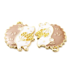 Alloy Enamel Pendants&nbsp;X1-ENAM-D051-17B-G