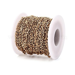 304 Stainless Steel Rectangle Link Chains&nbsp;CHS-Q009-16B-G