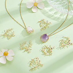 10Pcs Brass Pendants&nbsp;KK-BBC0025-97