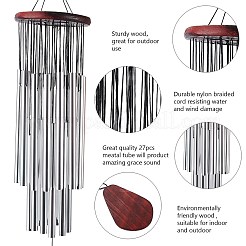 Solid Wood Wind Chimes&nbsp;AJEW-GF0001-49
