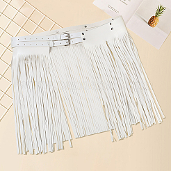Imitation Leather Fringe Skirt Waist Belts&nbsp;AJEW-WH20020-266B