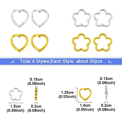 50Pcs Tibetan Style Alloy Bead Frame&nbsp;TIBEB-FS0001-10AS