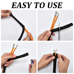 10M Flexible Plastic Cable Wrap Cord Protector&nbsp;OCOR-CL0001-05A