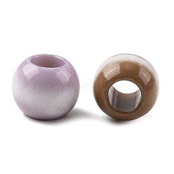 Opaque Acrylic European Beads&nbsp;OACR-Z036-05A-01