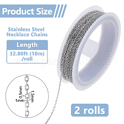 20M 304 Stainless Steel Cable Chains&nbsp;CHS-DC0001-04