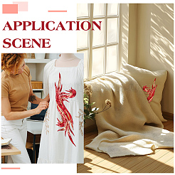 2Pcs 2 Style Polyester Embroidery Sew on Appliques&nbsp;PATC-MA0001-32B