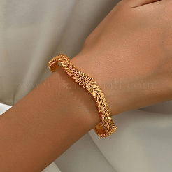 Middle Eastern Style Leaf Brass Bangles for Women&nbsp;QP3083
