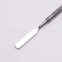 Stainless Steel Color Palette and Double Head Spoon Palette Spatulas Stick Rod&nbsp;MRMJ-WH0062-41P
