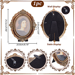 Resin with Glass Photo Frame Stand&nbsp;AJEW-WH0314-485