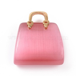 Cat Eye Pendants&nbsp;G-P490-01G-03