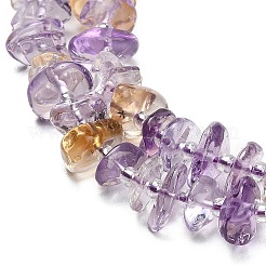 Natural Ametrine Beads Strands&nbsp;G-Z124-A02-02