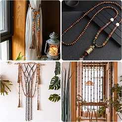 120Pcs Natural Wood Beads&nbsp;WOOD-OC0001-83-LF