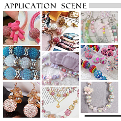 20Pcs Polymer Clay Rhinestone Beads&nbsp;RB-PH0001-47
