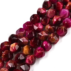 Dyed Natural Tiger Eye Beads Strands&nbsp;G-T138-220A