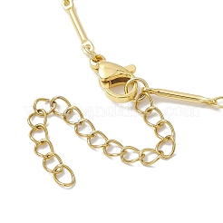 Brass Bar Link Chain Bracelets for Women Men&nbsp;BJEW-JB10274-01