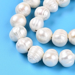 Natural Cultured Freshwater Pearl Beads Strands&nbsp;PEAR-L001-A-08-01