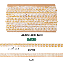 Polyester Braided Ribbons&nbsp;OCOR-WH0120-13B