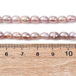 Natural Cultured Freshwater Pearl Beads Strands&nbsp;PEAR-F020-01A