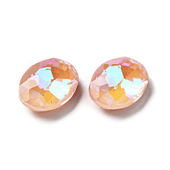 Mocha Fluorescent Style Glass Rhinestone Cabochons&nbsp;GGLA-M005-01A-362MK