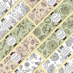90Pcs 9 Style Handmade Soap Paper Tag&nbsp;DIY-PH0005-62