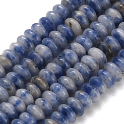 Natural Blue Spot Jasper Beads Strands&nbsp;G-Z110-B14-2x4mm