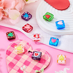10Pcs 10 Colors Handmade Lampwork Enamel Beads&nbsp;LAMP-TA0002-57