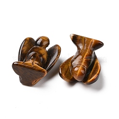Natural Tiger Eye Angel Decor Healing Stones&nbsp;G-G864-01A-03