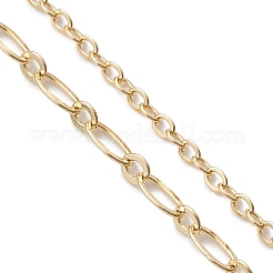 Brass Mixed Chain Slider Necklace Making&nbsp;AJEW-JB01563-01