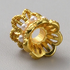 Brass Spacer Beads&nbsp;FIND-WH0148-240A