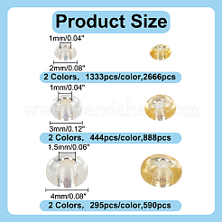 6 Styles 4144 Pcs Glass Seed Beads&nbsp;SEED-HY0001-19