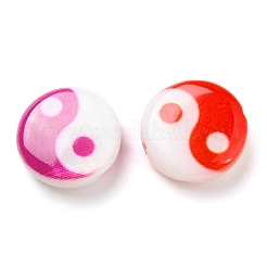 Printed Natural Freshwater Shell Beads&nbsp;SHEL-R129-07A